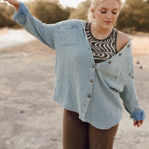 Acres Button Up - Cowboy - Picture 1 of 11